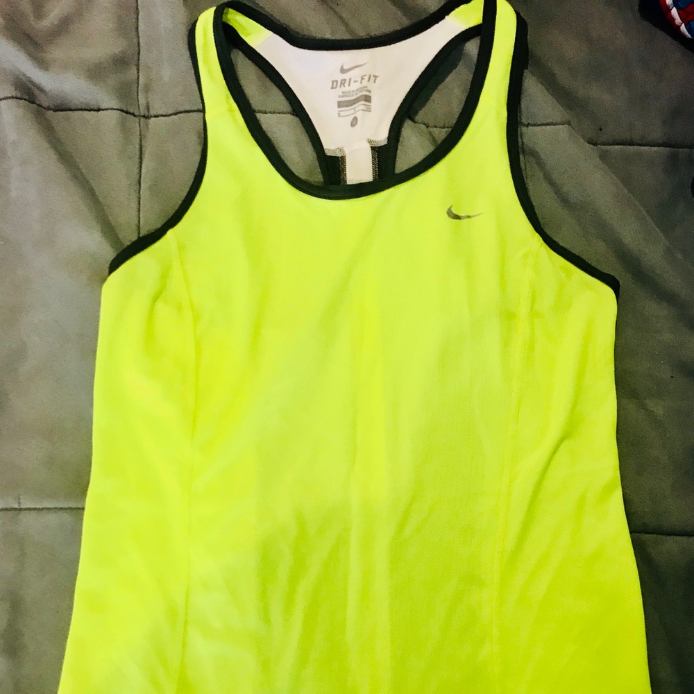 Nike Neon Razorback Athletic Top